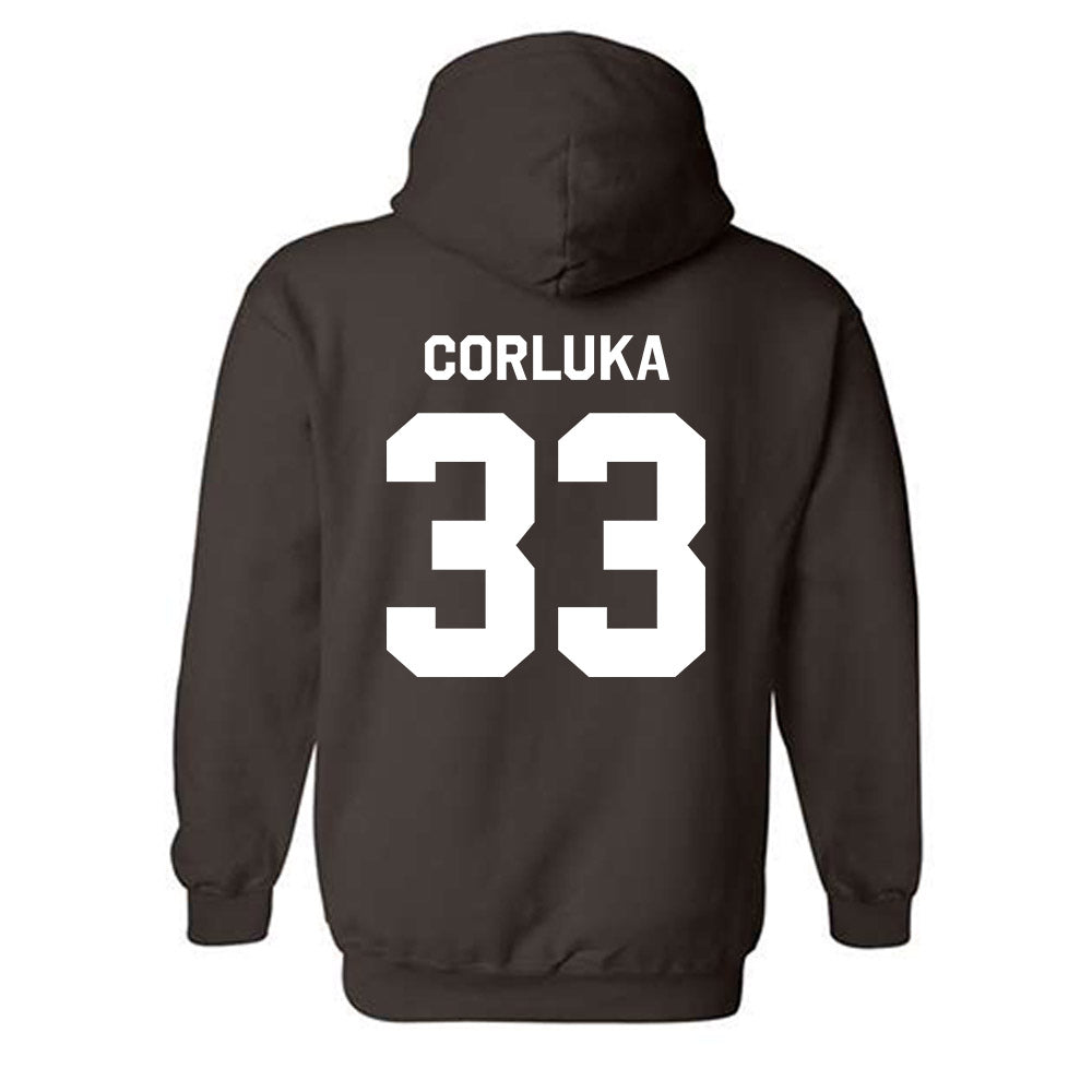 St. Bonaventure - NCAA Women's Basketball : Iva Corluka - Classic Shersey Hooded Sweatshirt-1