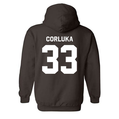 St. Bonaventure - NCAA Women's Basketball : Iva Corluka - Classic Shersey Hooded Sweatshirt-1