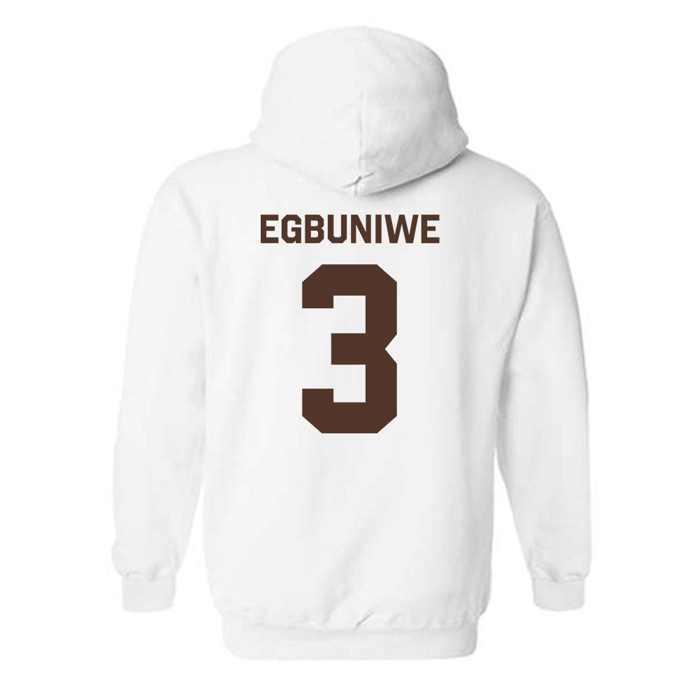 St. Bonaventure - NCAA Men's Basketball : Daniel Egbuniwe - Classic Shersey Hooded Sweatshirt-1