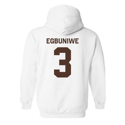 St. Bonaventure - NCAA Men's Basketball : Daniel Egbuniwe - Classic Shersey Hooded Sweatshirt-1