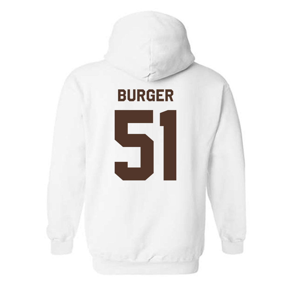 St. Bonaventure - NCAA Men's Lacrosse : Kaeden Burger - Classic Shersey Hooded Sweatshirt-1