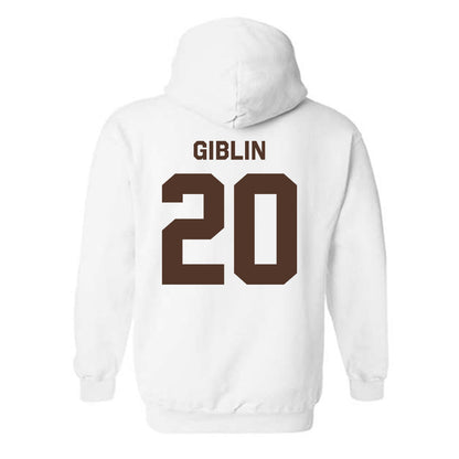 St. Bonaventure - NCAA Baseball : Eamon Giblin - Classic Shersey Hooded Sweatshirt-1
