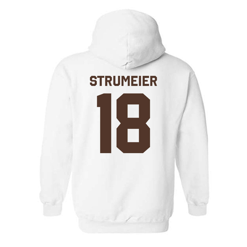 St. Bonaventure - NCAA Men's Soccer : Bryce Strumeier - Classic Shersey Hooded Sweatshirt-1