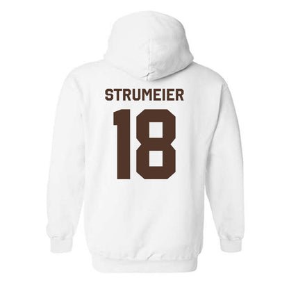 St. Bonaventure - NCAA Men's Soccer : Bryce Strumeier - Classic Shersey Hooded Sweatshirt-1