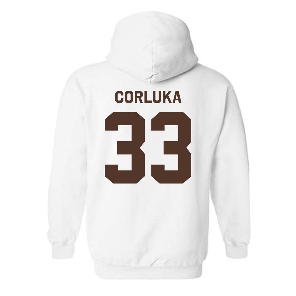 St. Bonaventure - NCAA Women's Basketball : Iva Corluka - Classic Shersey Hooded Sweatshirt-1