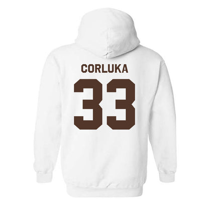 St. Bonaventure - NCAA Women's Basketball : Iva Corluka - Classic Shersey Hooded Sweatshirt-1