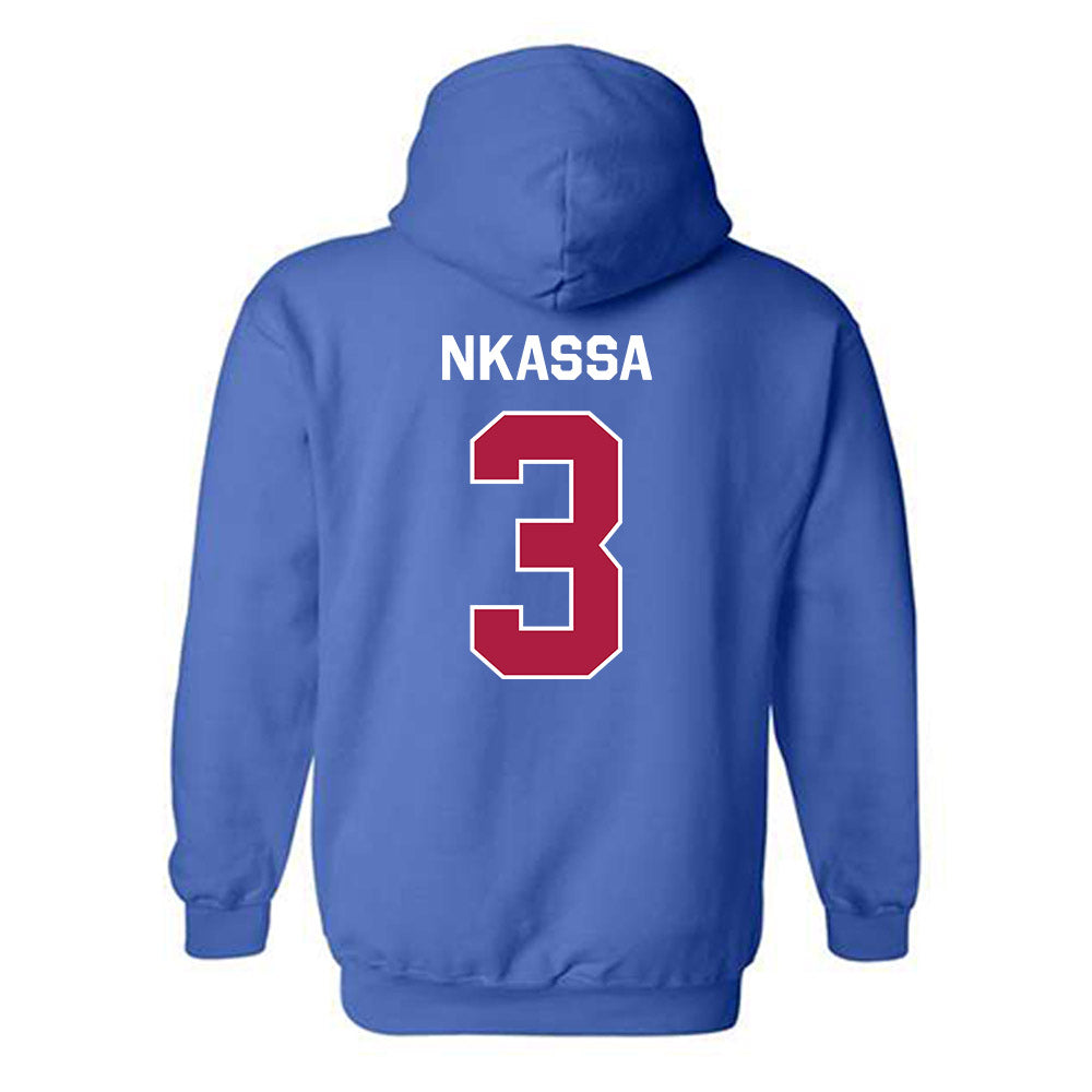 Detroit Mercy - NCAA Men's Soccer : Tom Nkassa - Classic Shersey Hooded Sweatshirt-1