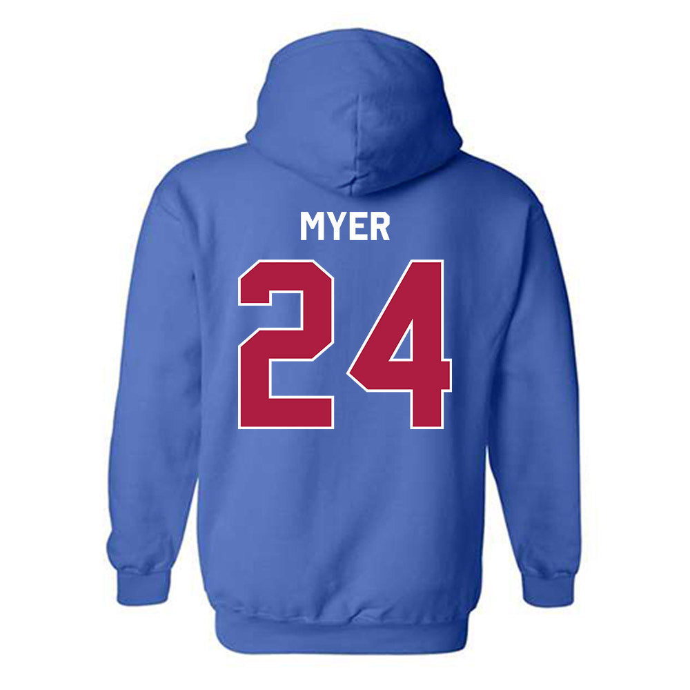 Detroit Mercy - NCAA Softball : Aubrey Myer - Classic Shersey Hooded Sweatshirt-1