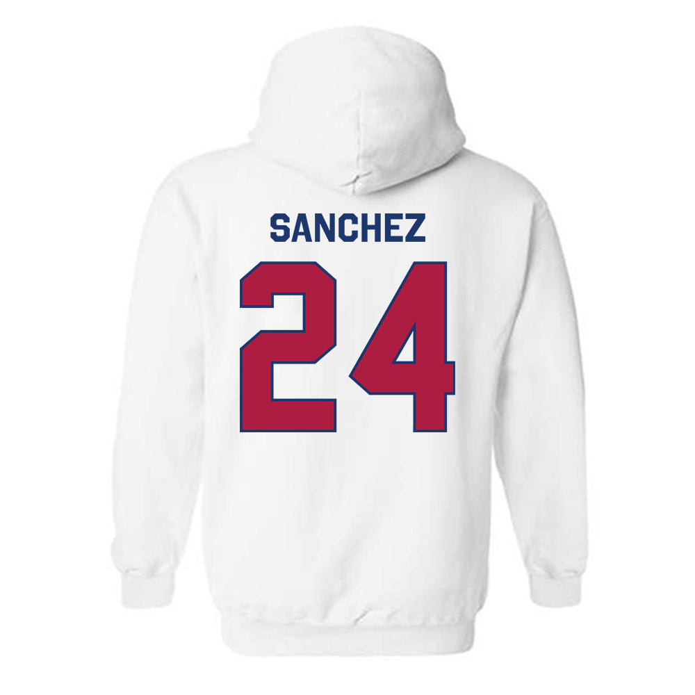 Detroit Mercy - NCAA Men's Soccer : Sebastian Sanchez - Classic Shersey Hooded Sweatshirt-1