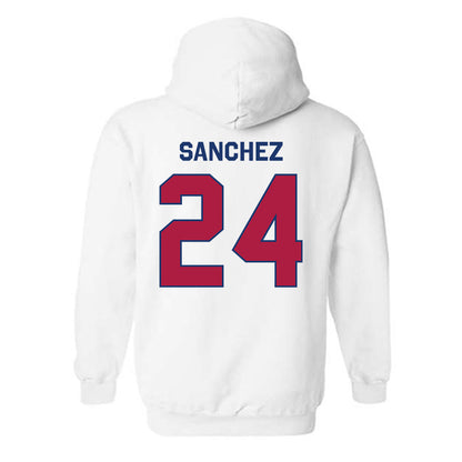 Detroit Mercy - NCAA Men's Soccer : Sebastian Sanchez - Classic Shersey Hooded Sweatshirt-1