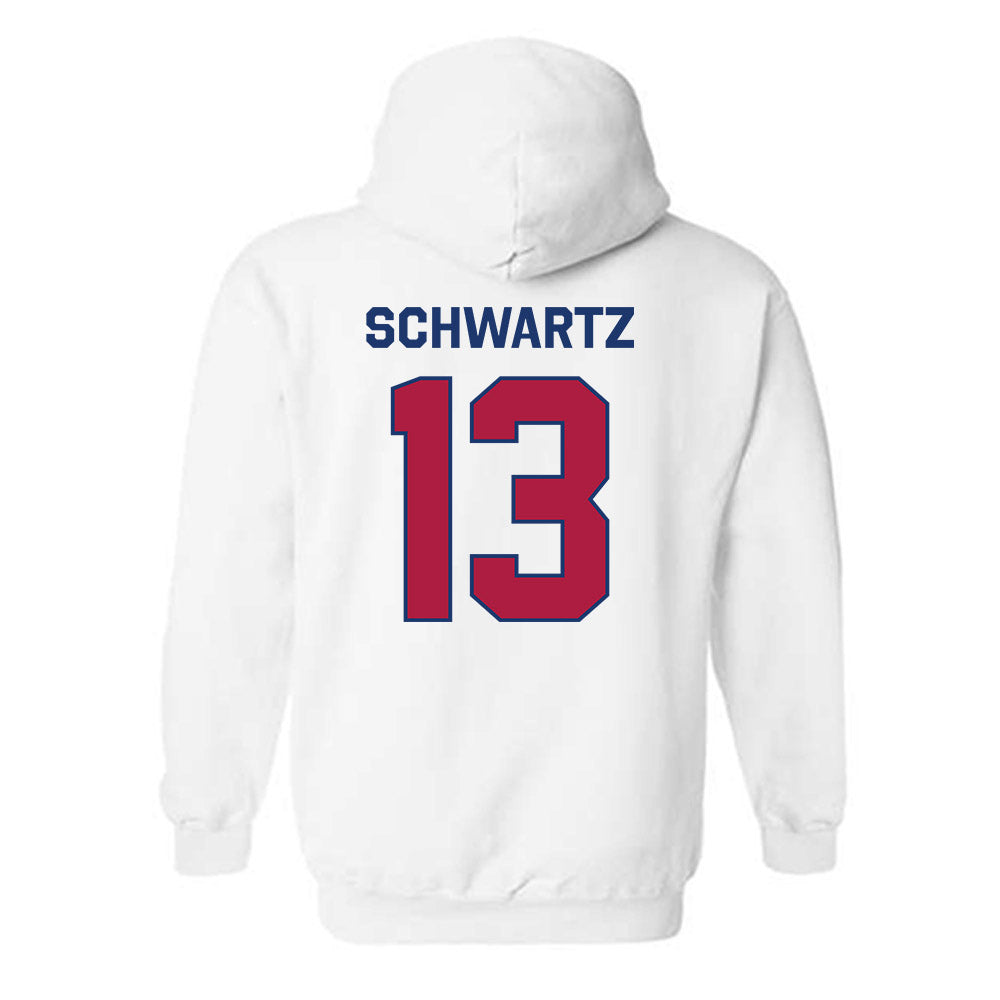 Detroit Mercy - NCAA Women's Basketball : Brendha Schwartz - Classic Shersey Hooded Sweatshirt-1