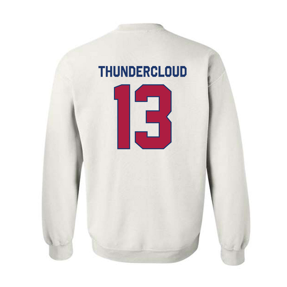 Detroit Mercy - NCAA Men's Lacrosse : Marcus Thundercloud - Classic Shersey Crewneck Sweatshirt-1