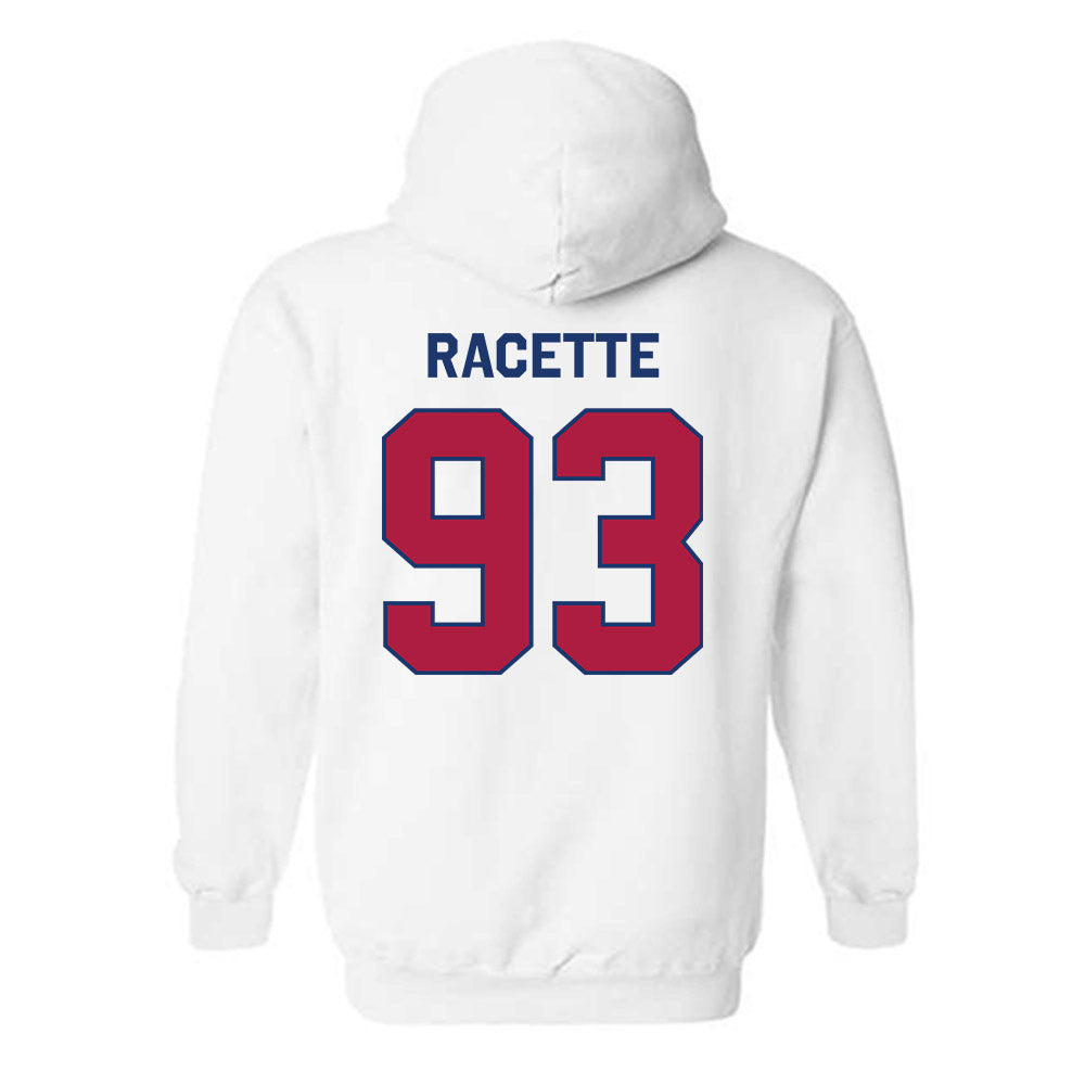 Detroit Mercy - NCAA Men's Lacrosse : Whales Racette - Classic Shersey Hooded Sweatshirt-1