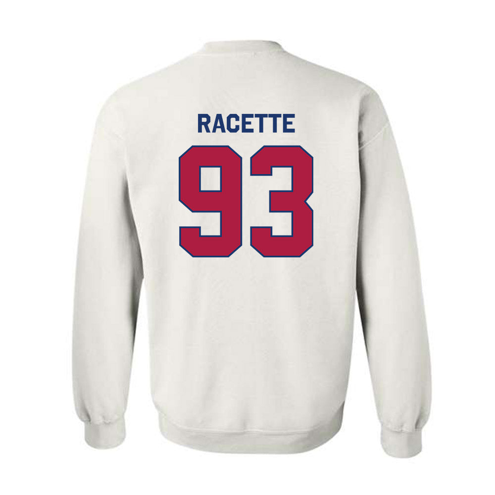 Detroit Mercy - NCAA Men's Lacrosse : Whales Racette - Classic Shersey Crewneck Sweatshirt-1