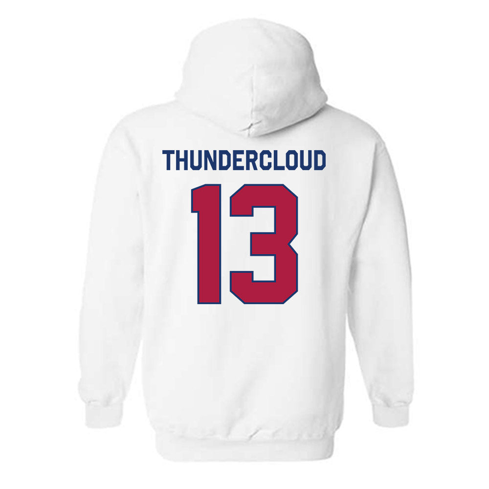 Detroit Mercy - NCAA Men's Lacrosse : Marcus Thundercloud - Classic Shersey Hooded Sweatshirt-1