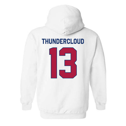 Detroit Mercy - NCAA Men's Lacrosse : Marcus Thundercloud - Classic Shersey Hooded Sweatshirt-1