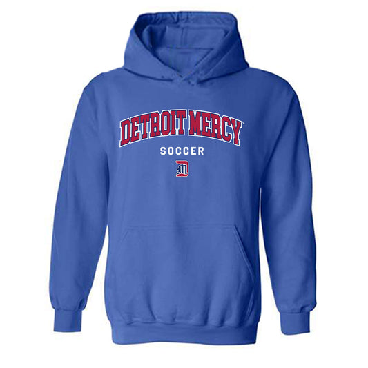 Detroit Mercy - NCAA Men's Soccer : Sebastian Sanchez - Classic Shersey Hooded Sweatshirt-0