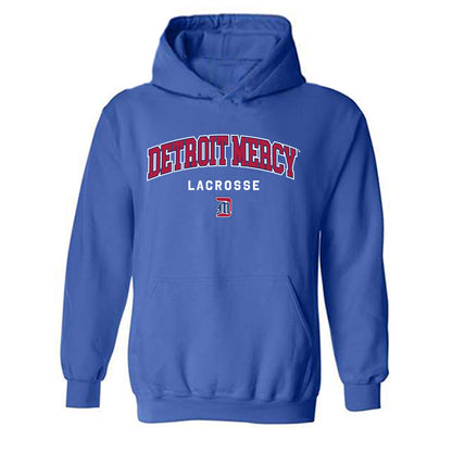 Detroit Mercy - NCAA Men's Lacrosse : Tristen Davis - Classic Shersey Hooded Sweatshirt-0