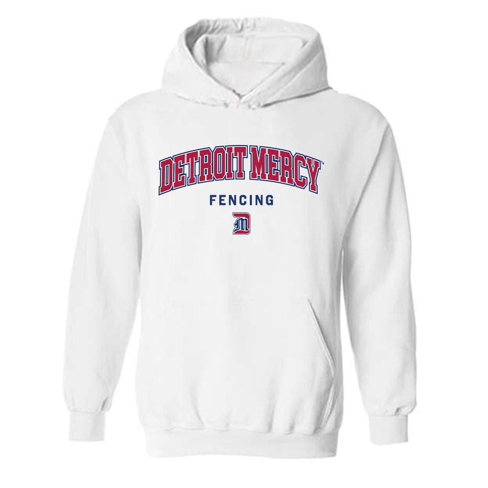 Detroit Mercy - NCAA Women's Fencing : Riya Panicker - Classic Shersey Hooded Sweatshirt-0