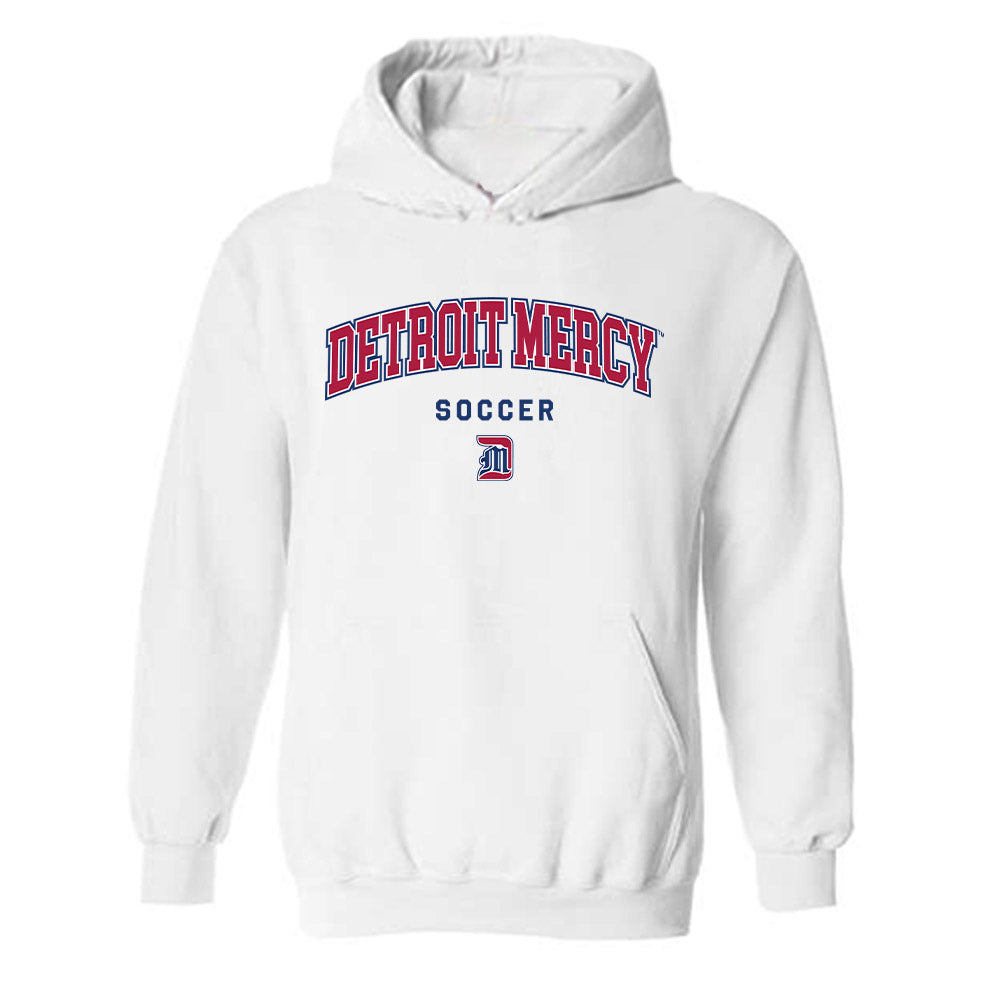 Detroit Mercy - NCAA Men's Soccer : Sebastian Sanchez - Classic Shersey Hooded Sweatshirt-0