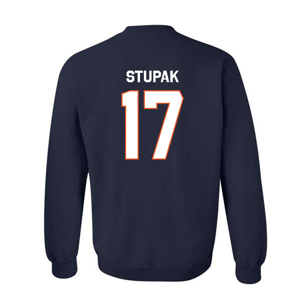 Utica - NCAA Football : Cayden Stupak - Classic Shersey Crewneck Sweatshirt-1