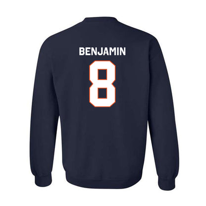 Utica - NCAA Football : Ty Benjamin - Classic Shersey Crewneck Sweatshirt-1