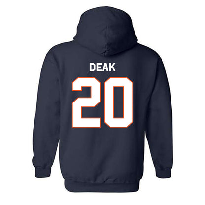 Utica - NCAA Men's Basketball : Carter Deak - Classic Shersey Hooded Sweatshirt-1