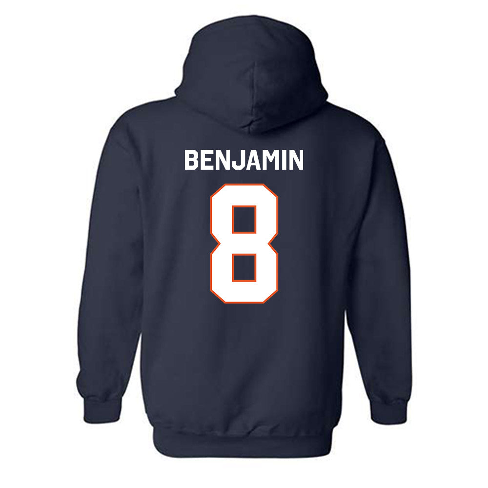 Utica - NCAA Football : Ty Benjamin - Classic Shersey Hooded Sweatshirt-1