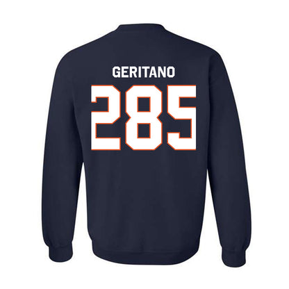 Utica - NCAA Wrestling : Vincent Geritano - Classic Shersey Crewneck Sweatshirt-1