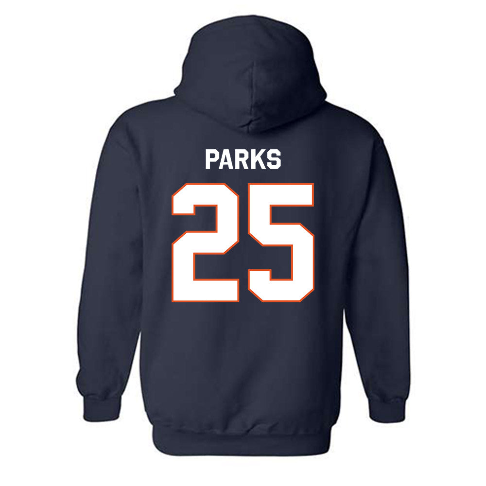 Utica - NCAA Men's Basketball : Keyaton Parks - Classic Shersey Hooded Sweatshirt-1