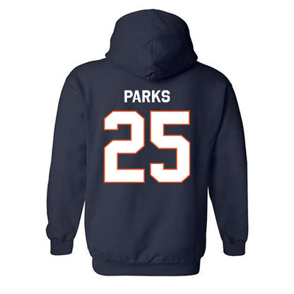 Utica - NCAA Men's Basketball : Keyaton Parks - Classic Shersey Hooded Sweatshirt-1