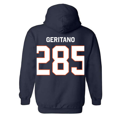 Utica - NCAA Wrestling : Vincent Geritano - Classic Shersey Hooded Sweatshirt-1