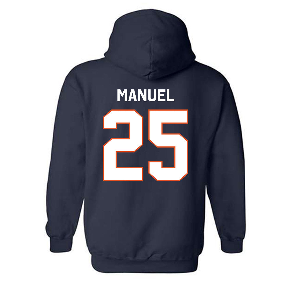 Utica - NCAA Men's Basketball : Jeffrey Manuel - Classic Shersey Hooded Sweatshirt-1