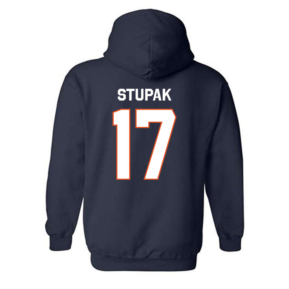Utica - NCAA Football : Cayden Stupak - Classic Shersey Hooded Sweatshirt-1