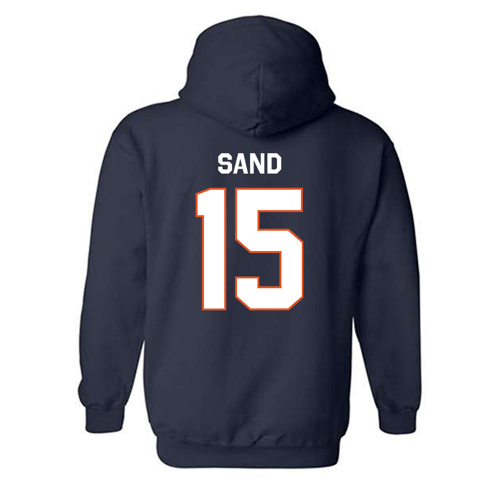 Utica - NCAA Men's Basketball : Joshua Sand - Classic Shersey Hooded Sweatshirt-1