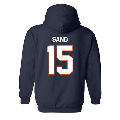 Utica - NCAA Men's Basketball : Joshua Sand - Classic Shersey Hooded Sweatshirt-1