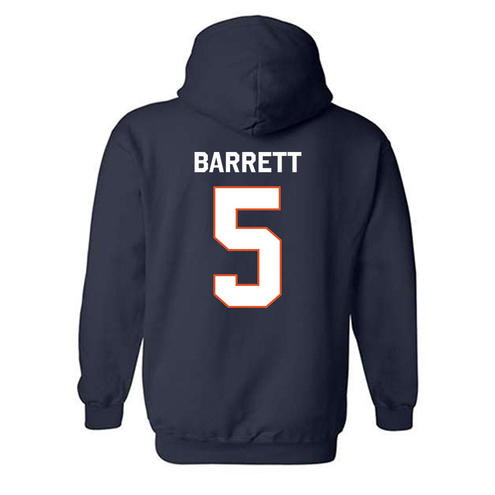Utica - NCAA Men's Ice Hockey : Isaac Barrett - Classic Shersey Hooded Sweatshirt-1