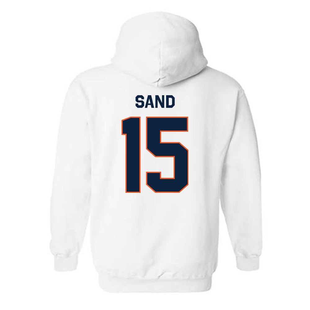 Utica - NCAA Men's Basketball : Joshua Sand - Classic Shersey Hooded Sweatshirt-1