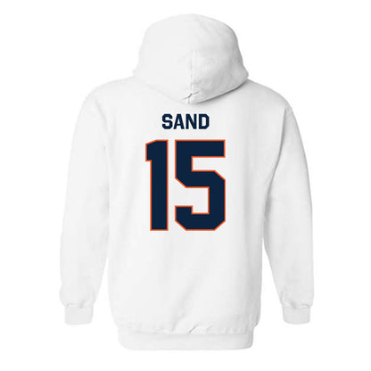 Utica - NCAA Men's Basketball : Joshua Sand - Classic Shersey Hooded Sweatshirt-1