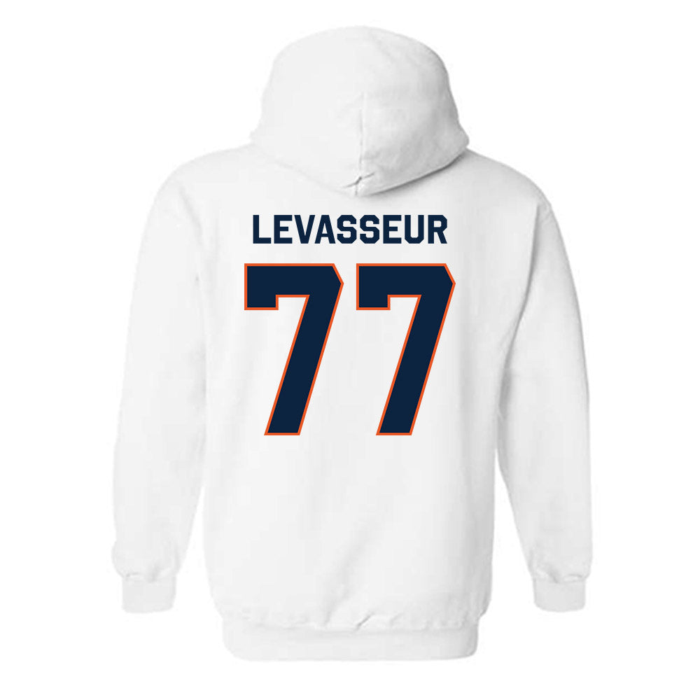 Utica - NCAA Men's Soccer : Cian LeVasseur - Classic Shersey Hooded Sweatshirt-1