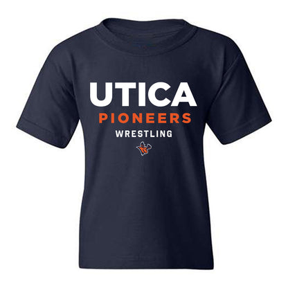 Utica - NCAA Wrestling : Vincent Geritano - Classic Shersey Youth T-Shirt-0