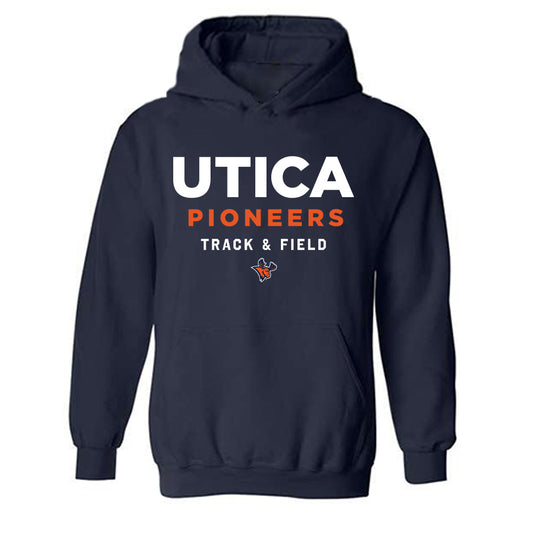 Utica - NCAA Men's Track & Field : Christopher Lincourt - Classic Shersey Hooded Sweatshirt-0