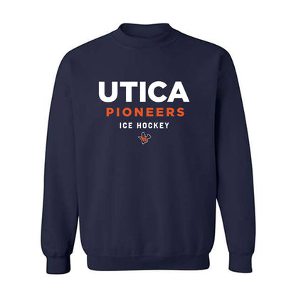 Utica - NCAA Men's Ice Hockey : Anthony Bax - Classic Shersey Crewneck Sweatshirt-0
