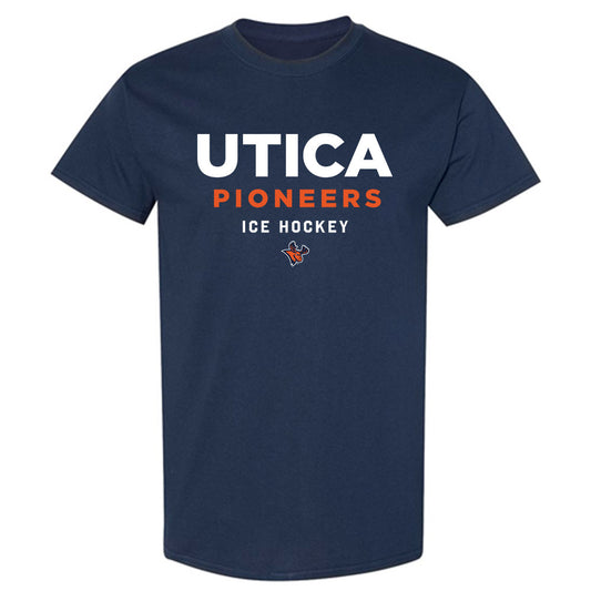 Utica - NCAA Men's Ice Hockey : Isaac Barrett - Classic Shersey T-Shirt-0