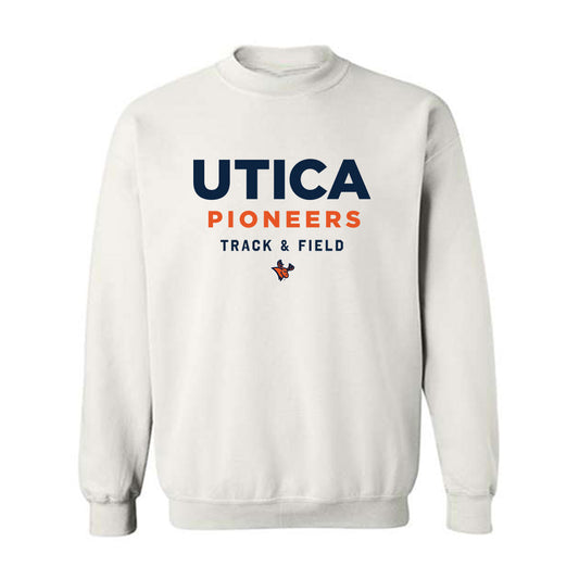 Utica - NCAA Men's Track & Field : Harley Hugunine - Classic Shersey Crewneck Sweatshirt-0