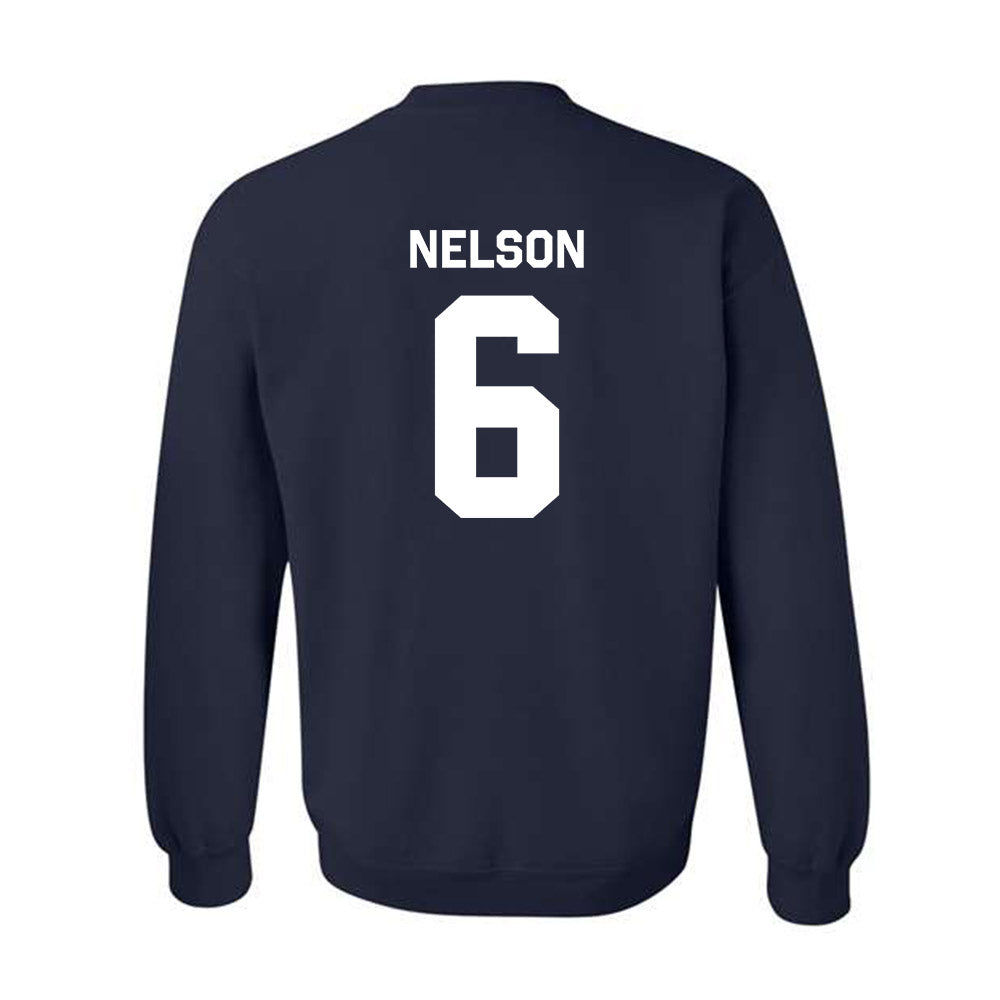 UWF - NCAA Baseball : Zach Nelson - Classic Shersey Crewneck Sweatshirt-1
