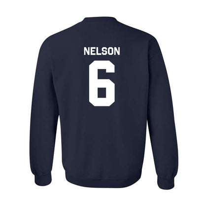 UWF - NCAA Baseball : Zach Nelson - Classic Shersey Crewneck Sweatshirt-1