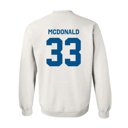 UWF - NCAA Baseball : Brooks McDonald - Classic Shersey Crewneck Sweatshirt-1