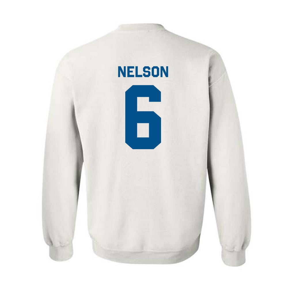 UWF - NCAA Baseball : Zach Nelson - Classic Shersey Crewneck Sweatshirt-1