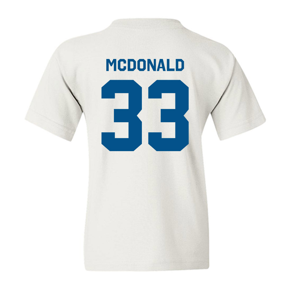 UWF - NCAA Baseball : Brooks McDonald - Classic Shersey Youth T-Shirt-1